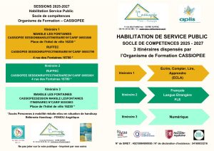 Lire la suite à propos de l’article HABILITATION DE SERVICE PUBLIC SOCLE DE COMPÉTENCES 2025-2027
