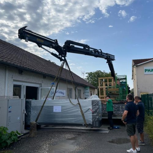 Arrivée de la nouvelle calandreuse à l&rsquo;ACI de Cassiopée